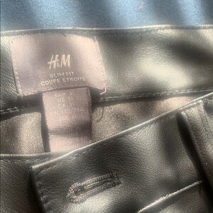 H&M Black Slim Fit Pants